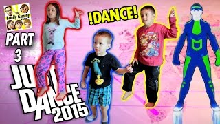 FGTEEV Kids play Just Dance 2015! Who Has The Best Moves? (One Direction, Austin Mahone, Maroon 5)