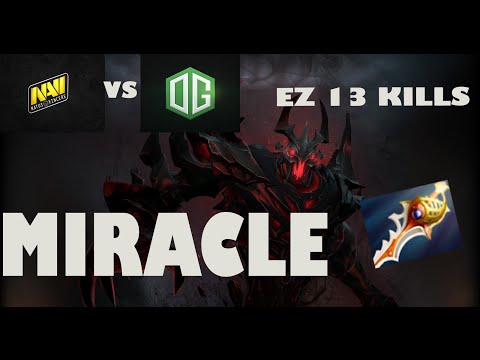 OG.MIRACLE PRO SF!!! OG VS NaVi | Dota 2 | Pro gameplay