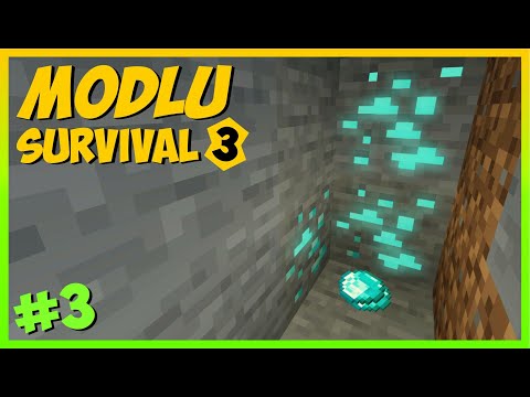 İLK ELMASIMIZ ve OTOMATİK MADEN MAKİNASI 💰💰💰 -  Modlu Survival S3 _ #3