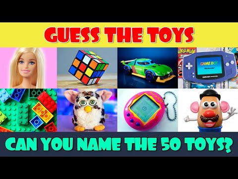 Toys Quiz | Can You Name the 50 Toys?