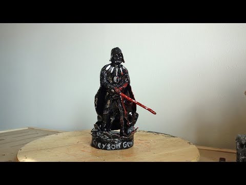 ► Complete timelapse ◄ Making of Darth Vader figurine + Pictures