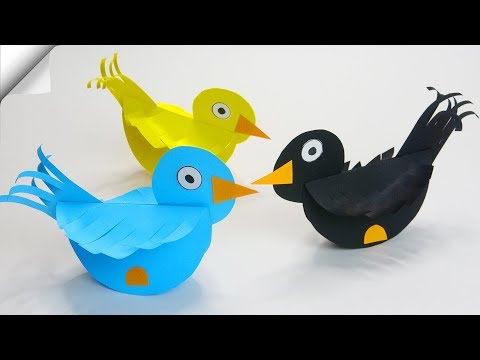 DIY paper toys | Easy paper birds