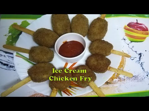 Ice Cream Chicken Fry | Fried Ice Cream | Cooking With Halima