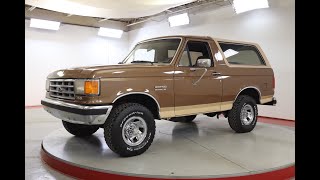 Video Thumbnail for 1987 Ford Bronco