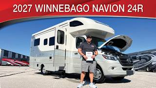 A preview image of the linked video showcasing 2027 Winnebago Navion 24R