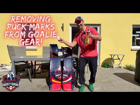How To Remove Puck Marks From Your Goalie Gear thumbnail
