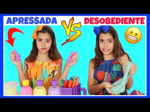 NOVELINHA - TIPOS DE CRIANÇAS FAZENDO AMOEBA / SLIME #8 NICOLE DUMER