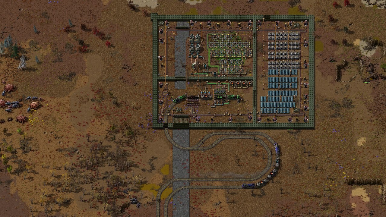 Factorio Timelapse - Uranium