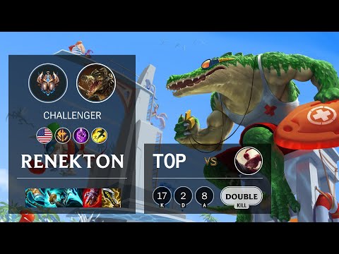 Renekton Top vs Lee Sin - NA Challenger Patch 11.9