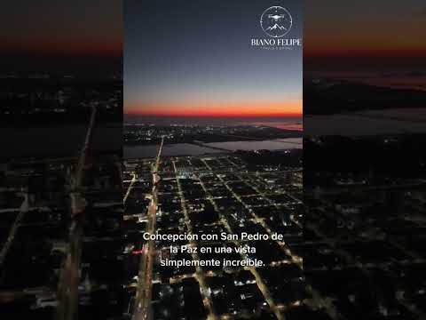 🌅 El mágico atardecer de Concepción y San Pedro de la Paz 🇨🇱