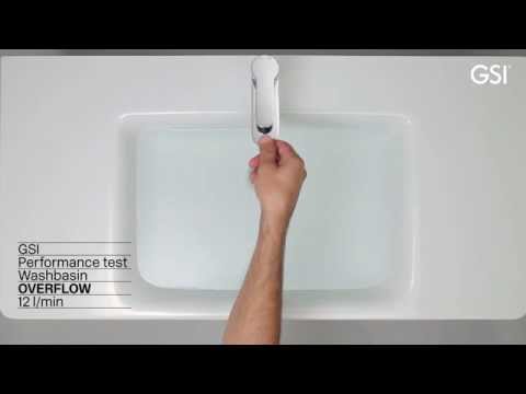 Washbasin - Overflow test | GSI ceramica