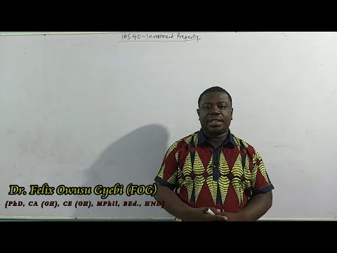 IAS 40 - INVESTMENT PROPERTY (PART 3)