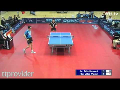 French League 2010/11: Adrien Mattenet-He Zhi Wen