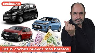 Los 15 coches más baratos del mercado / Informe / Review en español | coches.net