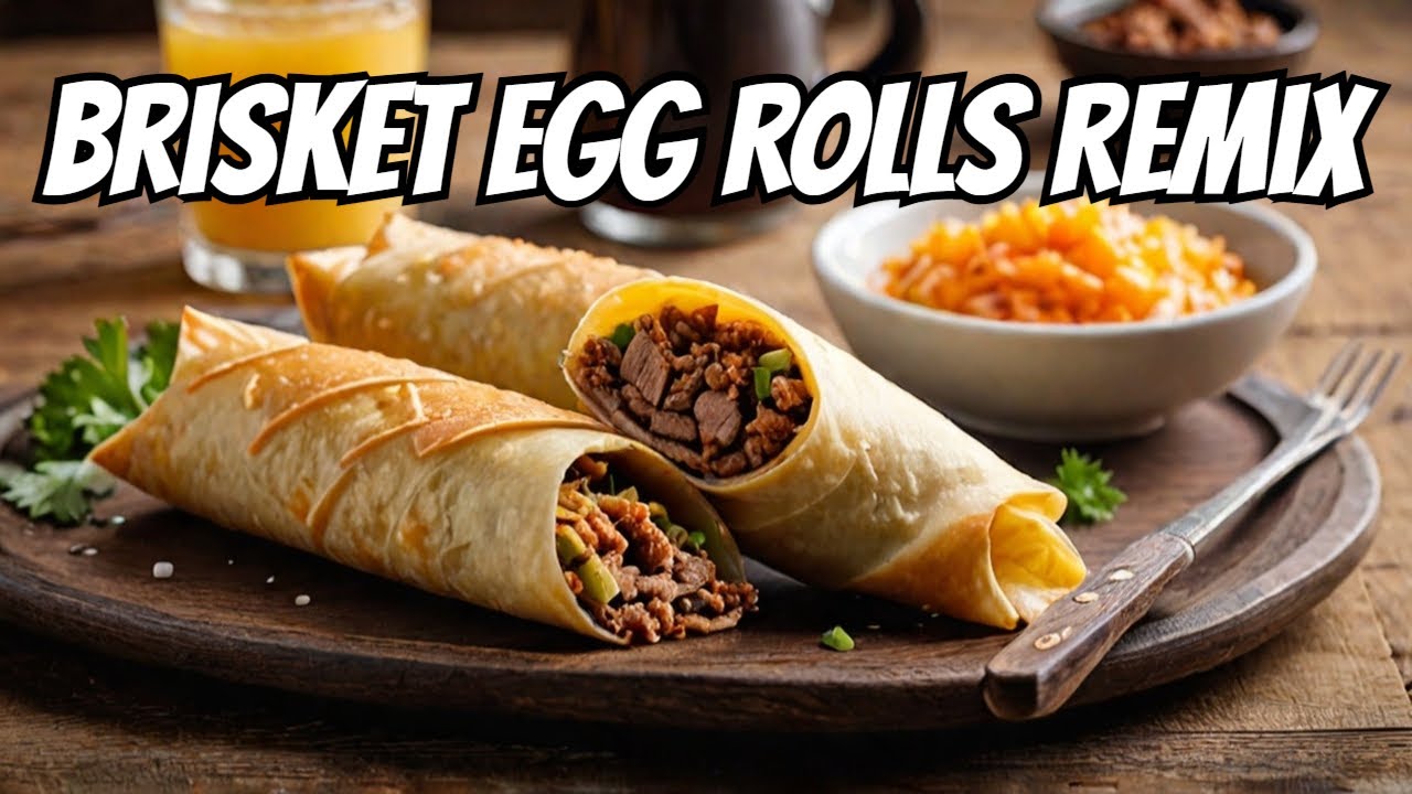 Egg Roll Remix: Brisket, Cowboy Caviar & Tequila Cooler