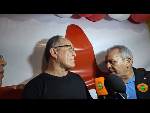 Carlao ex-prefeito de bela cruz em entrevistra.