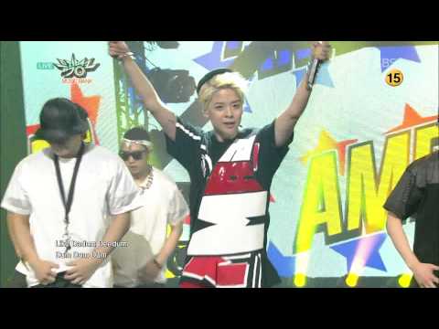 150227 music bank - Amber Shake That Brass (feat.Luna)