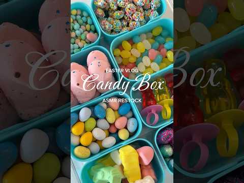 Easter Candy Box Restock 🐰💐🐣 #snacklebox #candybox #candytok #eastervlog #asmrcandy #asmrrestock