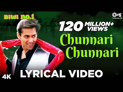 Chunnari Chunnari Song (Lyrical) | Salman Khan, Sushmita Sen | Abhijeet | Biwi No. 1 | Anu Malik