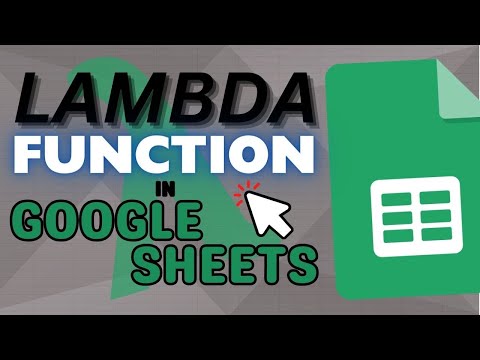 Lambda Bycol Function Google Sheet Formula