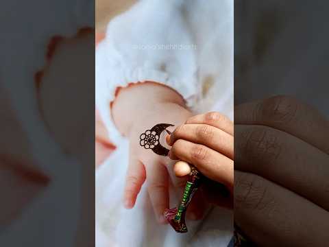 Baby Hand Chand Mehndi Design | Eid Special Baby Hand Mehndi #babymehndi #kids
