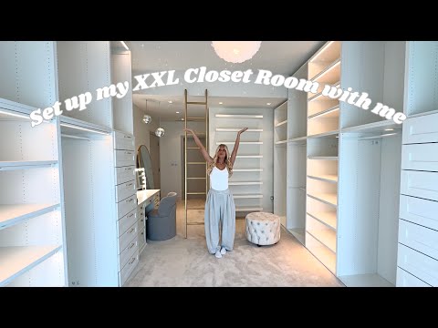 Set up my XXL Closet Room with me ✨