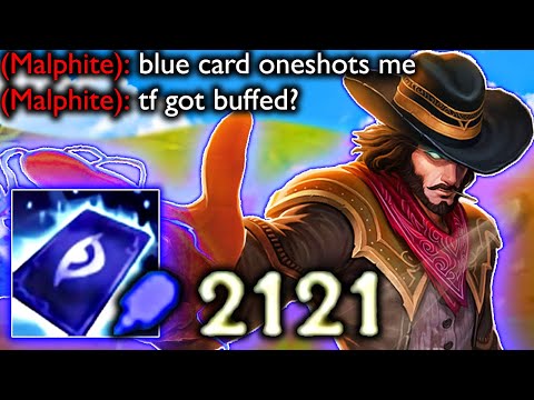 TWISTED FATE'S BLUE CARD NOW ONESHOTS..
