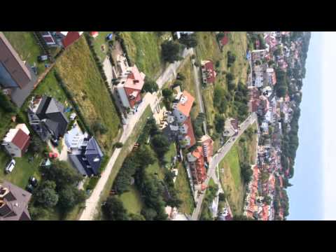 willa mieszko z lotu ptaka Rewal