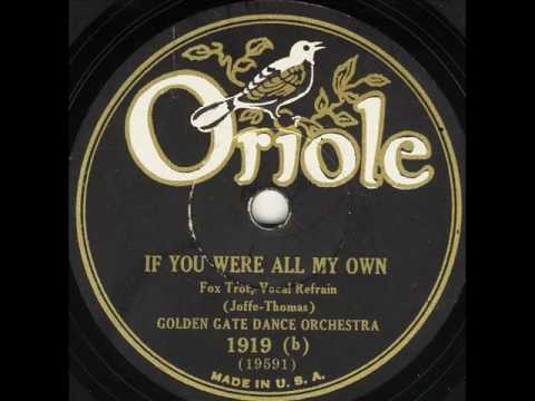 If You Were All My Own-Golden Gate Orchestra