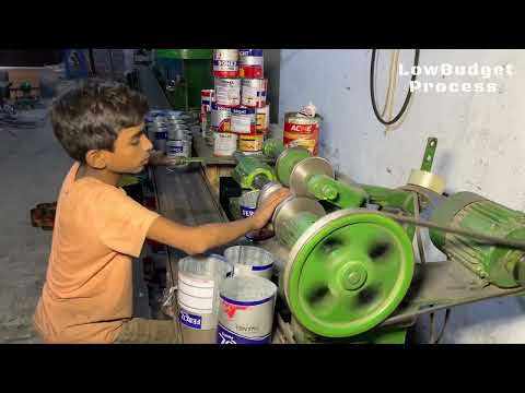 Inside Low-Budget Factories: How Paint Is Made and Packed