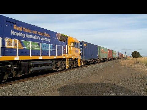 4MA5  Pacific National Container Freight (30/12/2020) - PoathTV Australian Trains & Railways