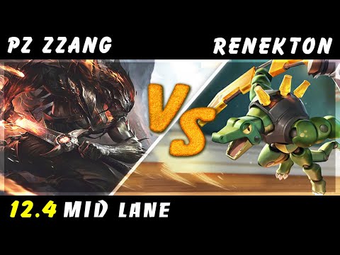 Pz Zzang - Yasuo vs Renekton MID Patch 12.4 - Yasuo Gameplay