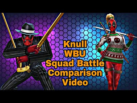 Deadpool Uniform Comparison| New Uniform VS Holiday Uniform - Marvel Future Fight