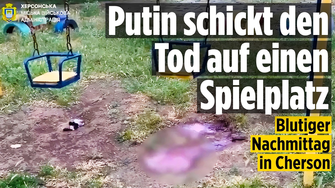 Cherson: Russischer Raketenangriff auf Kinderspielplatz