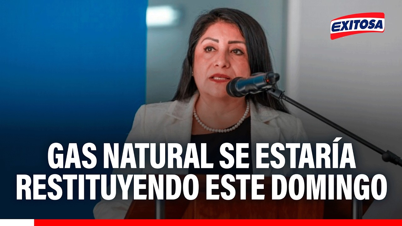 🔴🔵 Premier Miralles afirma que este domingo 15 de marzo se estaría restituyendo el gas natural