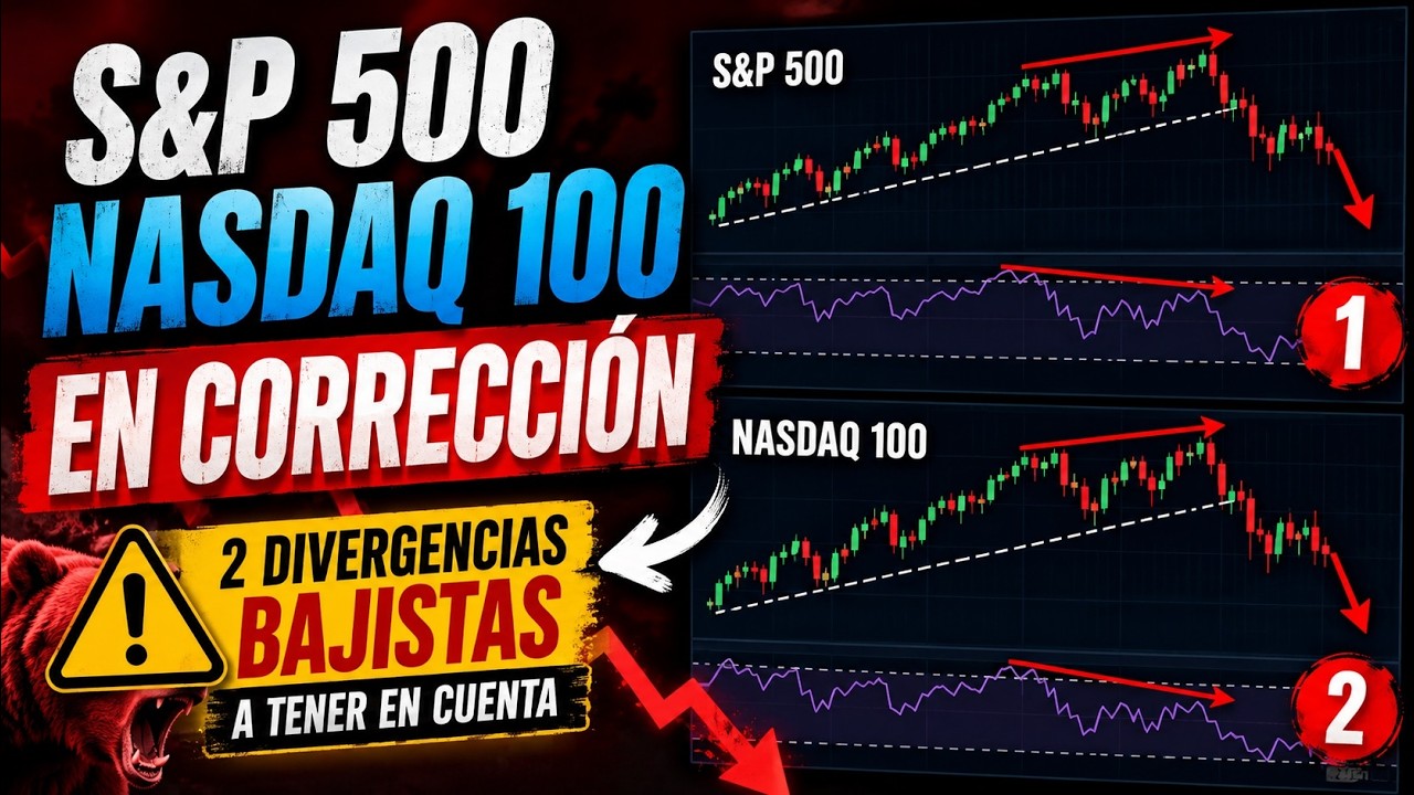 🚨 ¿SE ACABÓ LA SUBIDA? S&P 500 y Nasdaq 100 Bajo Presión
