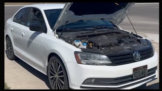 How to change the bank 1 O2 sensor in a 2017 Volkswagen Jetta tsi 1.8 #cars #mechanic