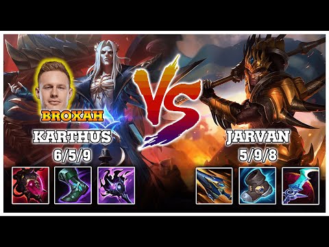 BROXAH SỬ DỤNG KARTHUS ĐI RỪNG ĐỐI ĐẦU CÙNG ĐỐI THỦ KHÓ CHỊU JARVAN.