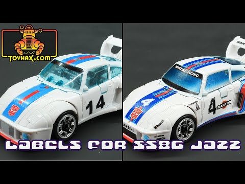Stop Motion Review 123b - Toyhax Labels for SS86 Jazz