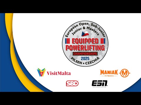 Women M2 69 – 84+ kg Men M2 120 – 120+ kg - European Master Equipped Powerlifting Championships 2025