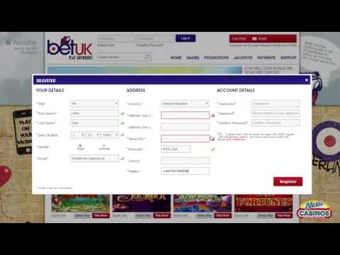 BetUK Casino - How to register?