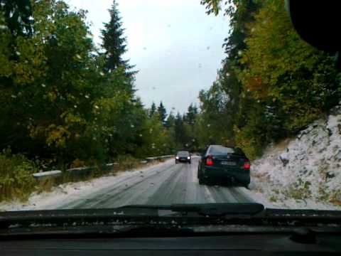 Cum se coboara mai nou pe drum de iarna