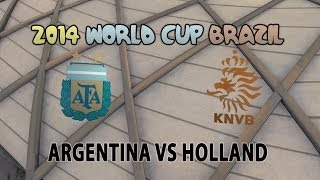 2014 FIFA World Cup Brazil - Gameplay - Argentina vs Holland