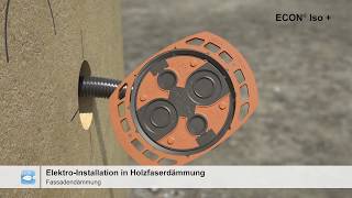 ECON® Iso + - Geräte-Verbindungsdose für Holzfaser-Dämmplatten