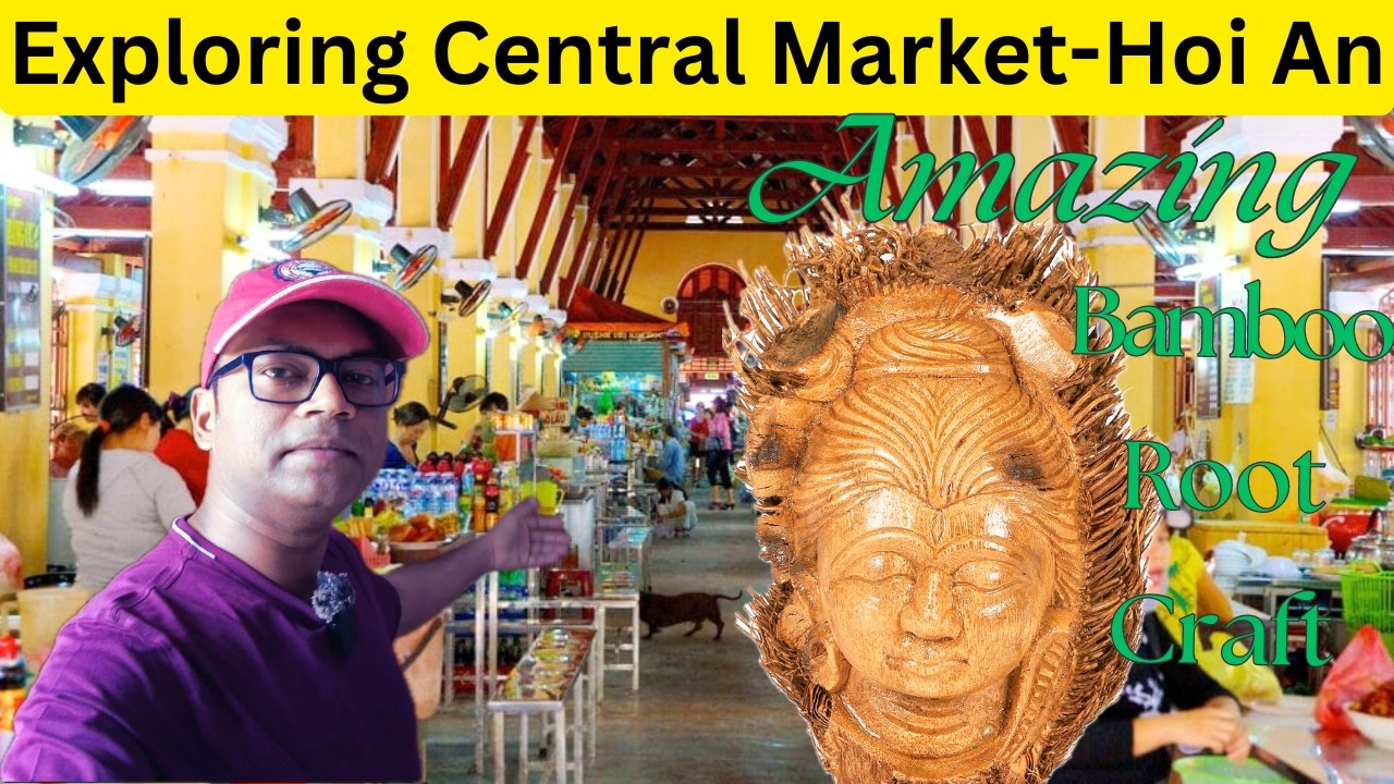 Discover Hoi An's culture through its lively central market filled with treasures.