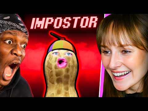 Freya Reacts to SIDEMEN AMONG US BUT THE IMPOSTOR IS A PEANUT
