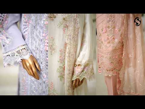 Bin Saeed Luxury Chiffon & Organza Collection | Now Available on Shomi