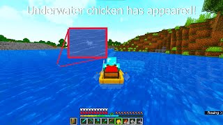 Minecraft: Underwater Chicken Has Appeared!