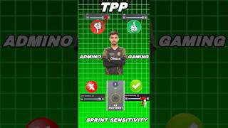 Best sprint sensitivity for Bgmi |best TPP & FPP Sensitivity#bgmi #sensitivitysettings #sensitivity