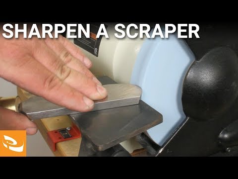 Sharpening a Scraper (Woodturning)